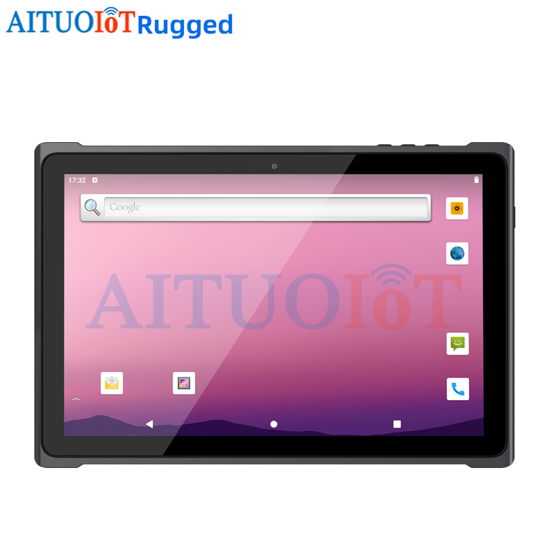 10.1″ Android Rugged Tablet with RJ45 Port, RS232, Car Holder, Docking, IP65 Waterproof Industrial PC