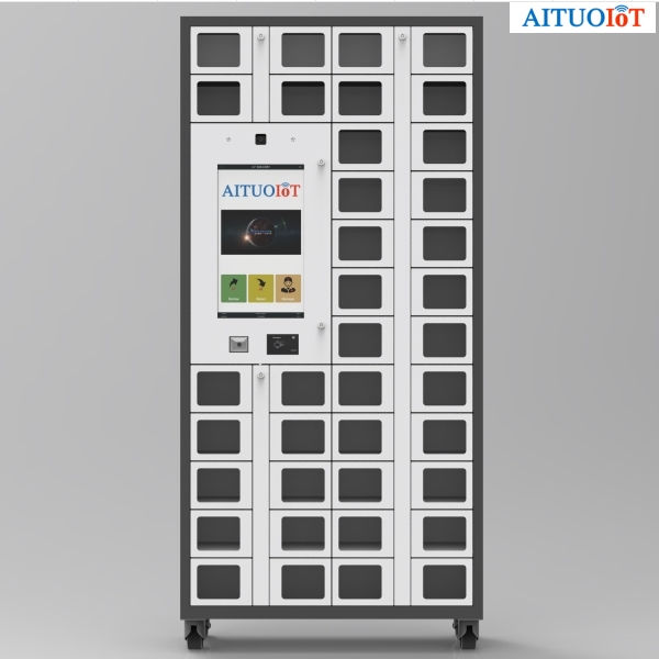 Smart Medical Samples & tools management Locker with 38 doors Kiosk & 48 doors sub-cabinet